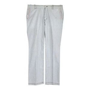 Ivy Heritage Original Penguin Stripe Chinos Men’s 36x36 White Black Prep